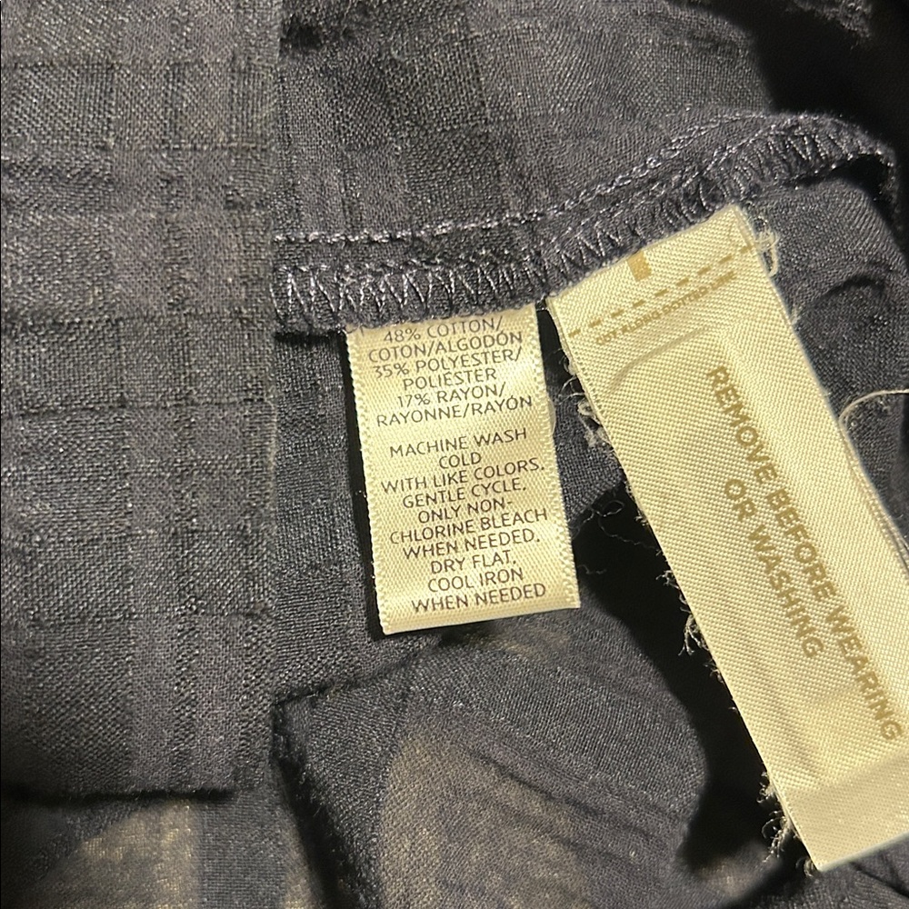 LOFT NAVY BEAUTIFUL BLOUSE XL - Picture 11 of 11